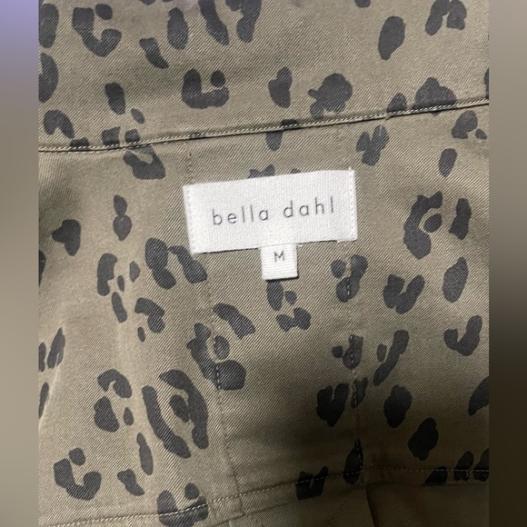 Bella Dahl army green leopard print jacket! - Picture 6 of 6